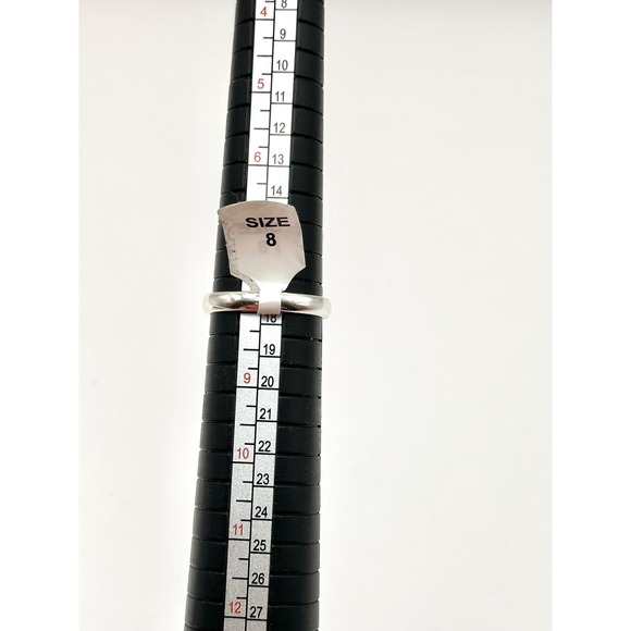 Ethiopian Opal Sterling Silver Handmade‎ Ring Size 8 - Picture 8 of 8